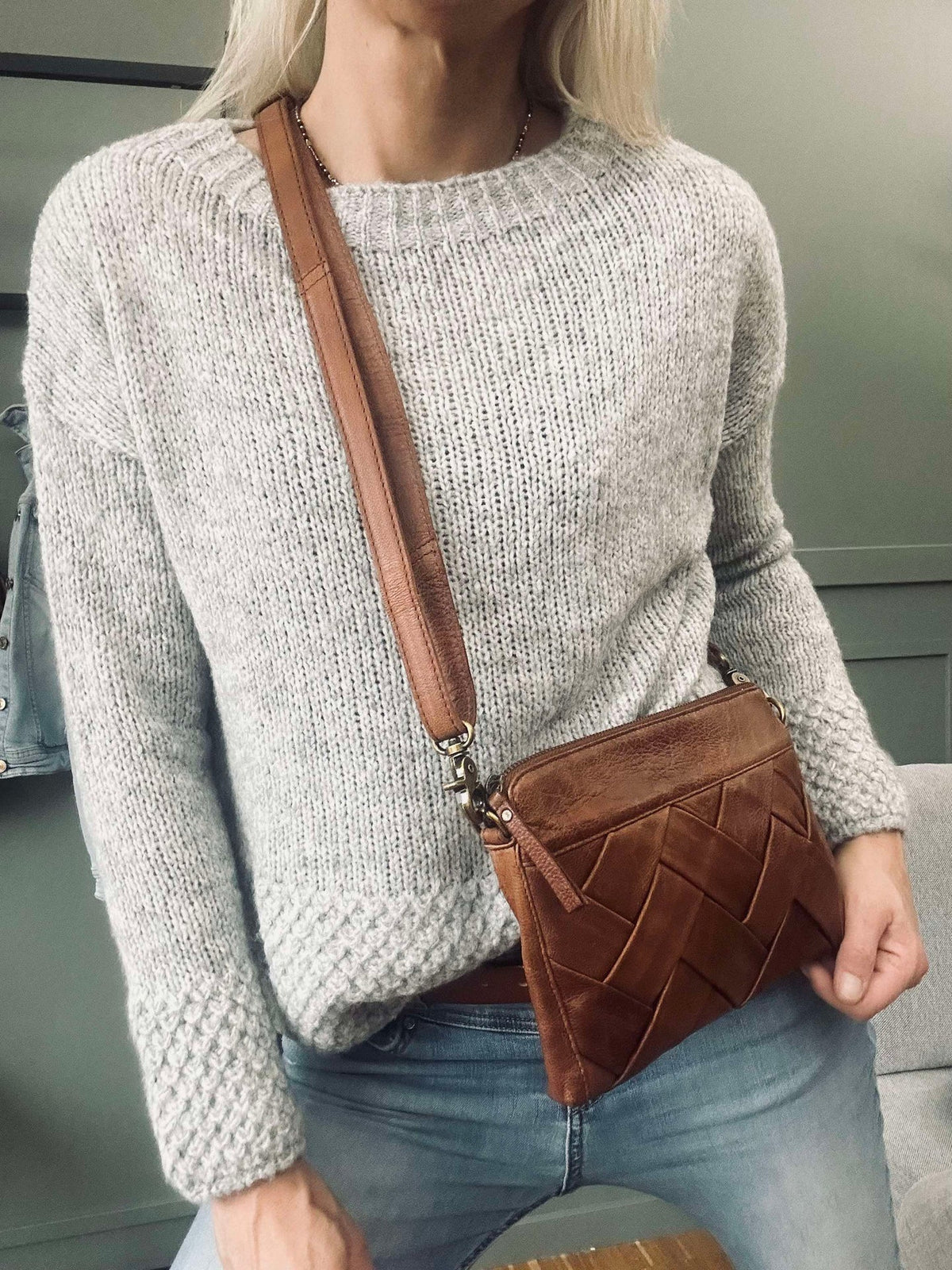Pull Celeste Grey