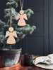 Suspension Ange en bois - clair