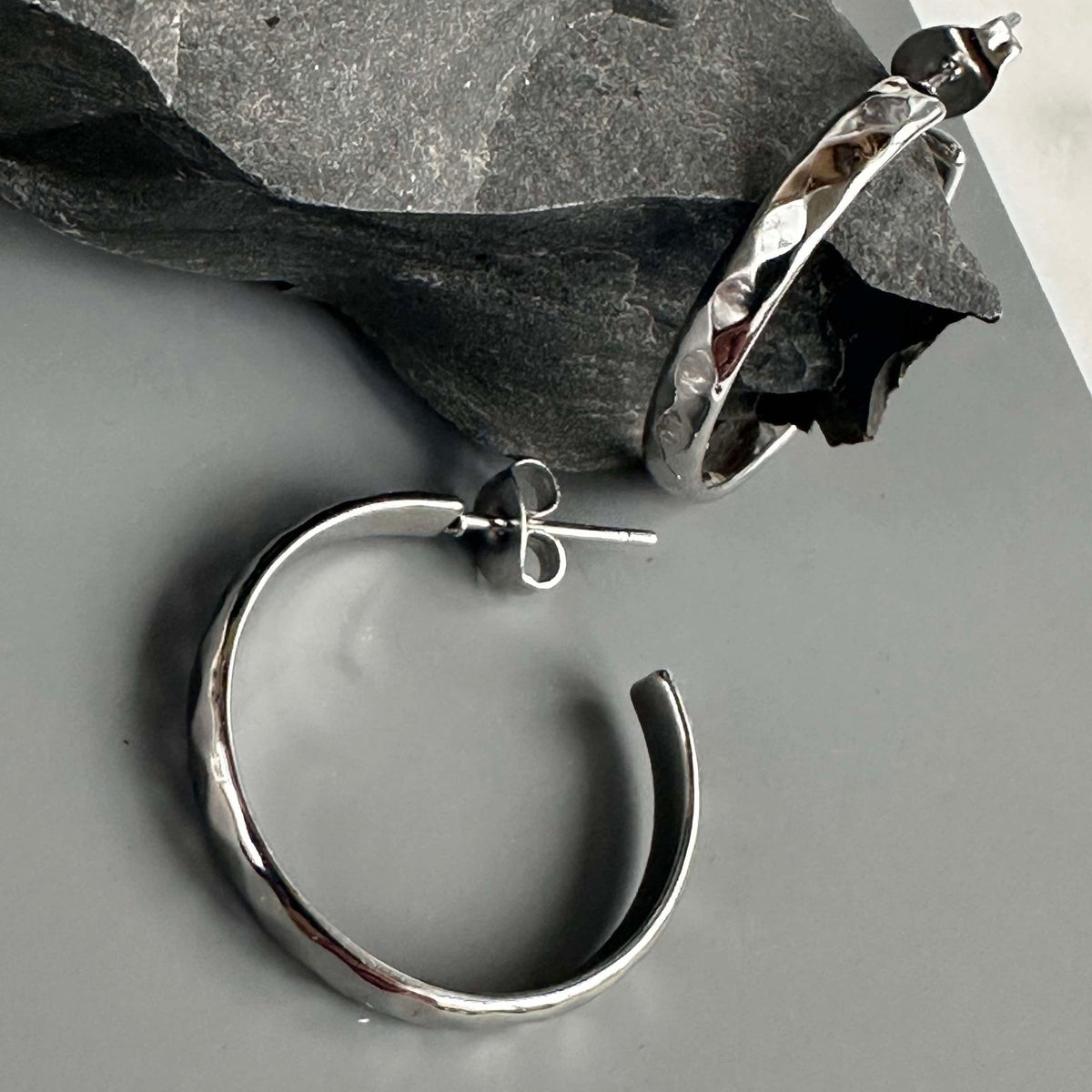 Boucles d'oreilles Mille plaquées argent
