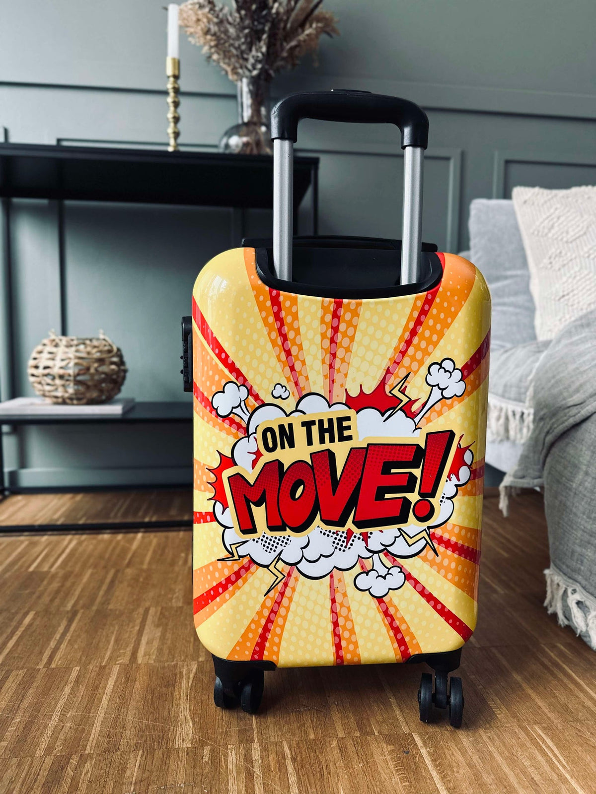 Valise trolley 55 cm - Jaune légère