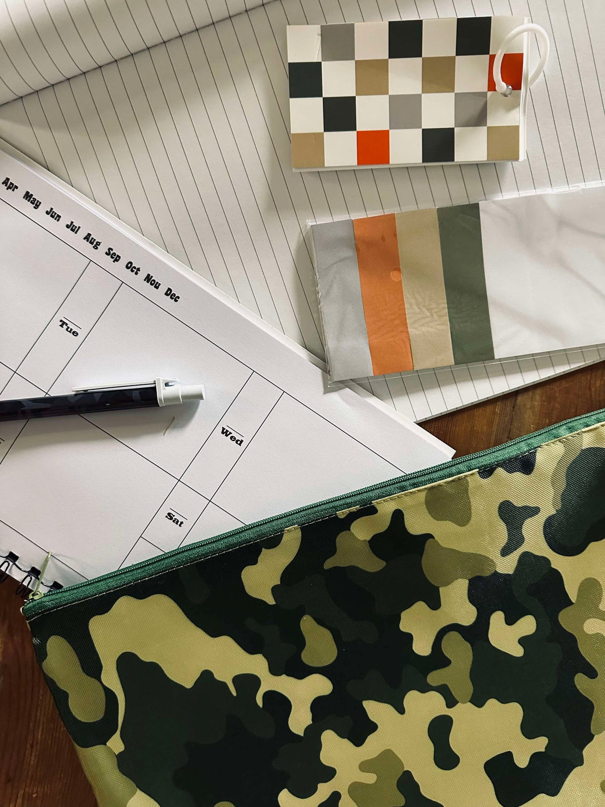Set avec carnets et sac - Army