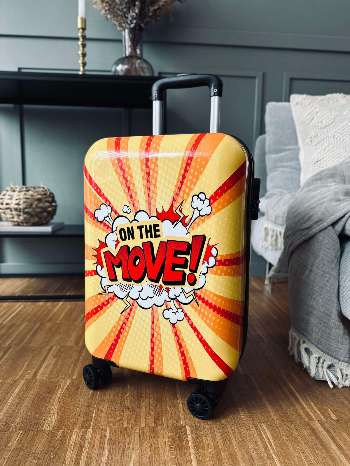 Valise trolley 55 cm - Jaune légère