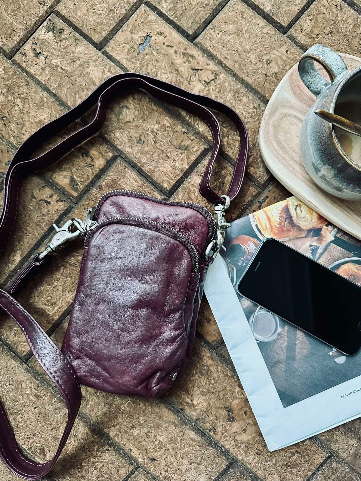 Pochette mobile - Cranberry