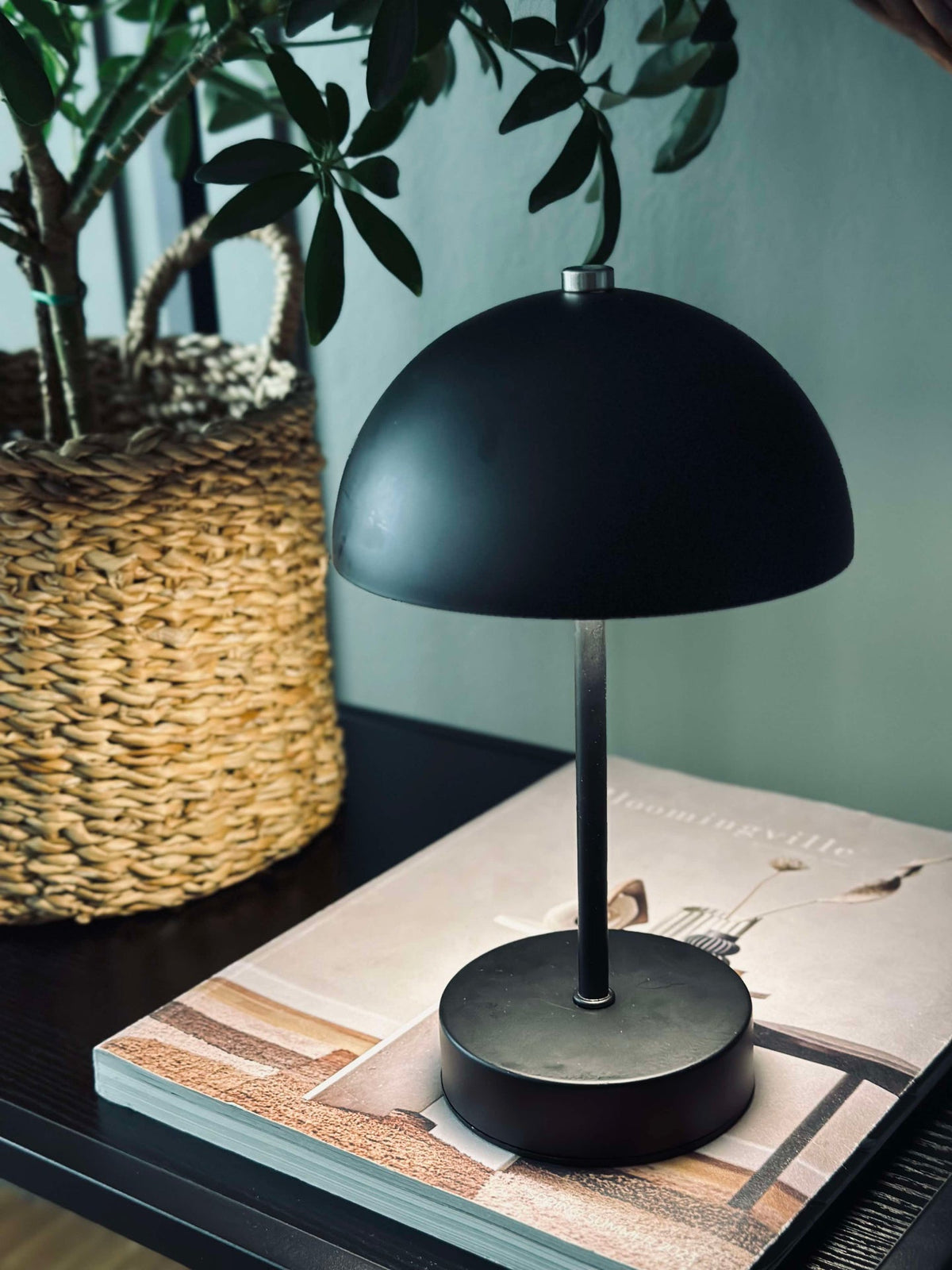 Lampe de table à commande tactile - Noir