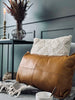 Coussin Cognac clair - cuir de buffle