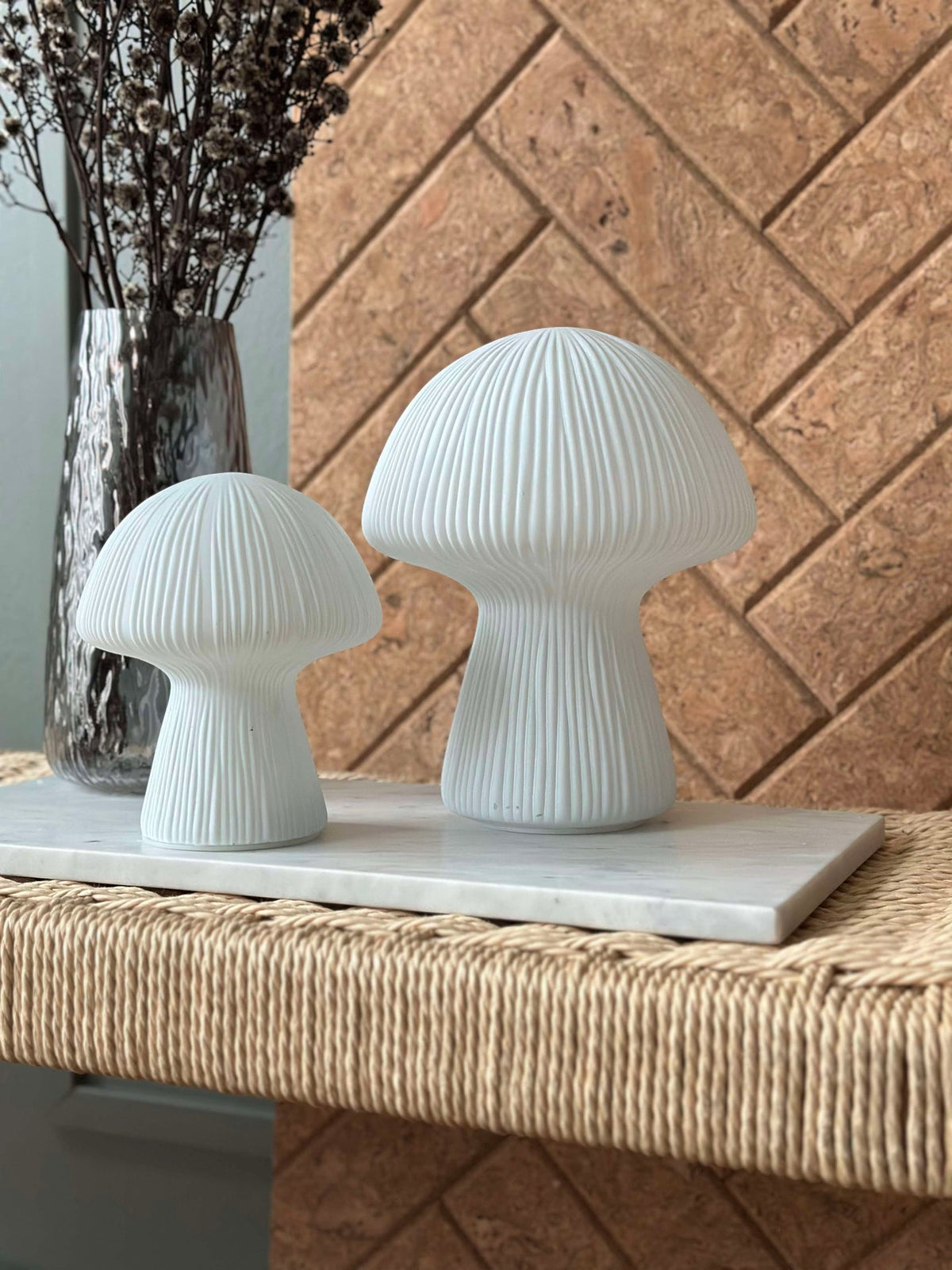 Mushroom Astrid - Blanc 20 cm