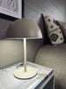 Lampe de table LED tactile, beige et grise