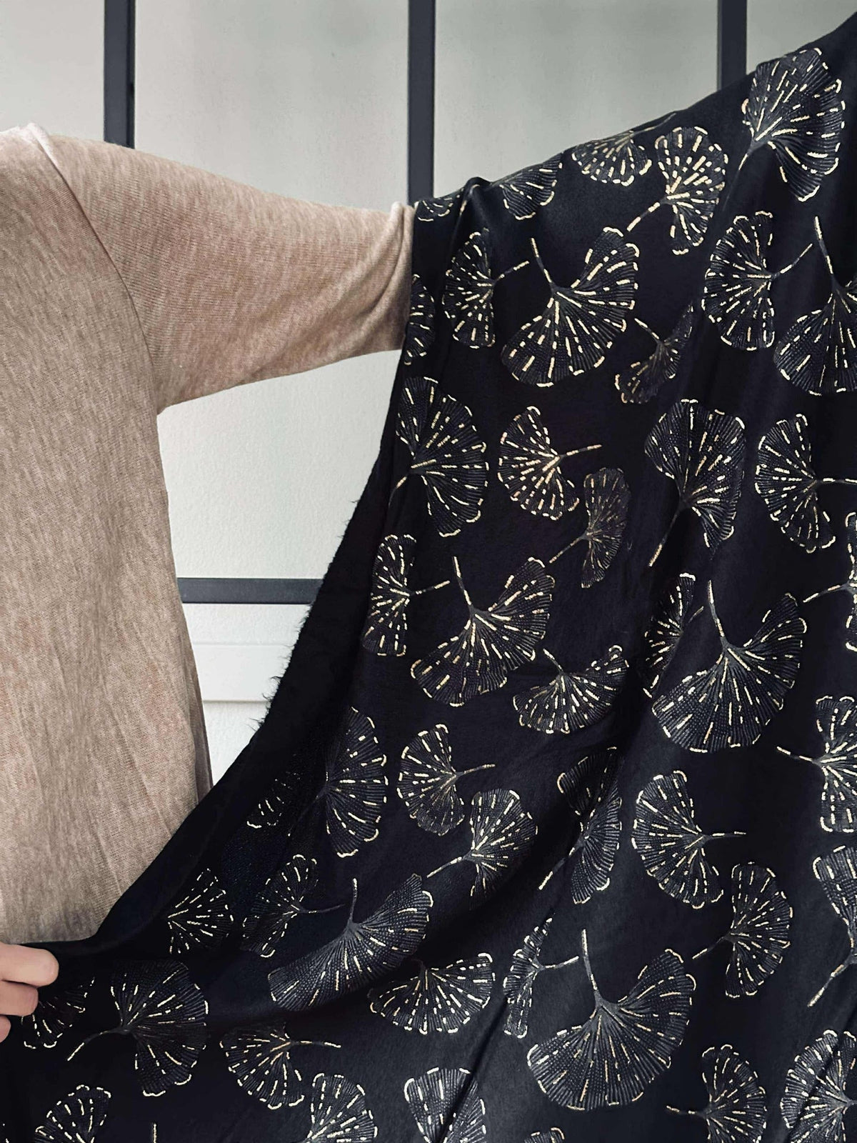 Foulard Ginkgo - Black