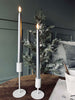 Bougies LED chandelles argent 2 pcs - Télécommande incluse