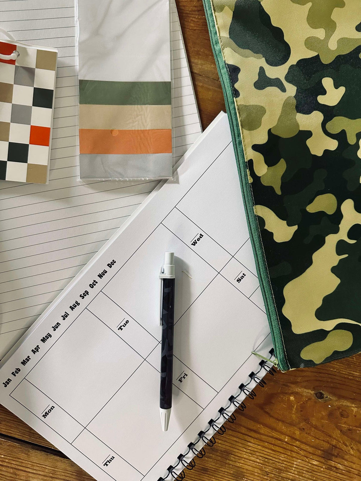 Set avec carnets et sac - Army