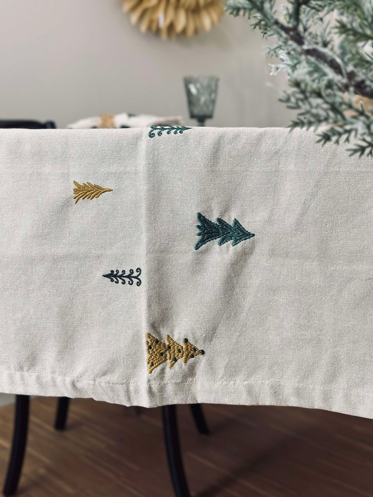 Nappe de Noël Coton - 140x270