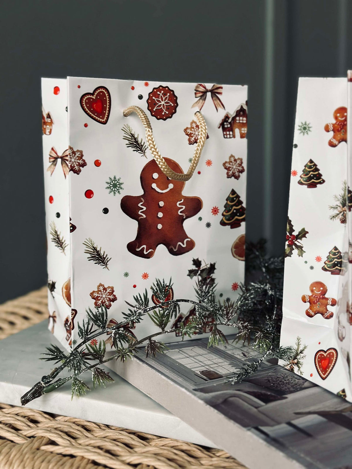 Sachet cadeau Gingerbread - 1 pièce
