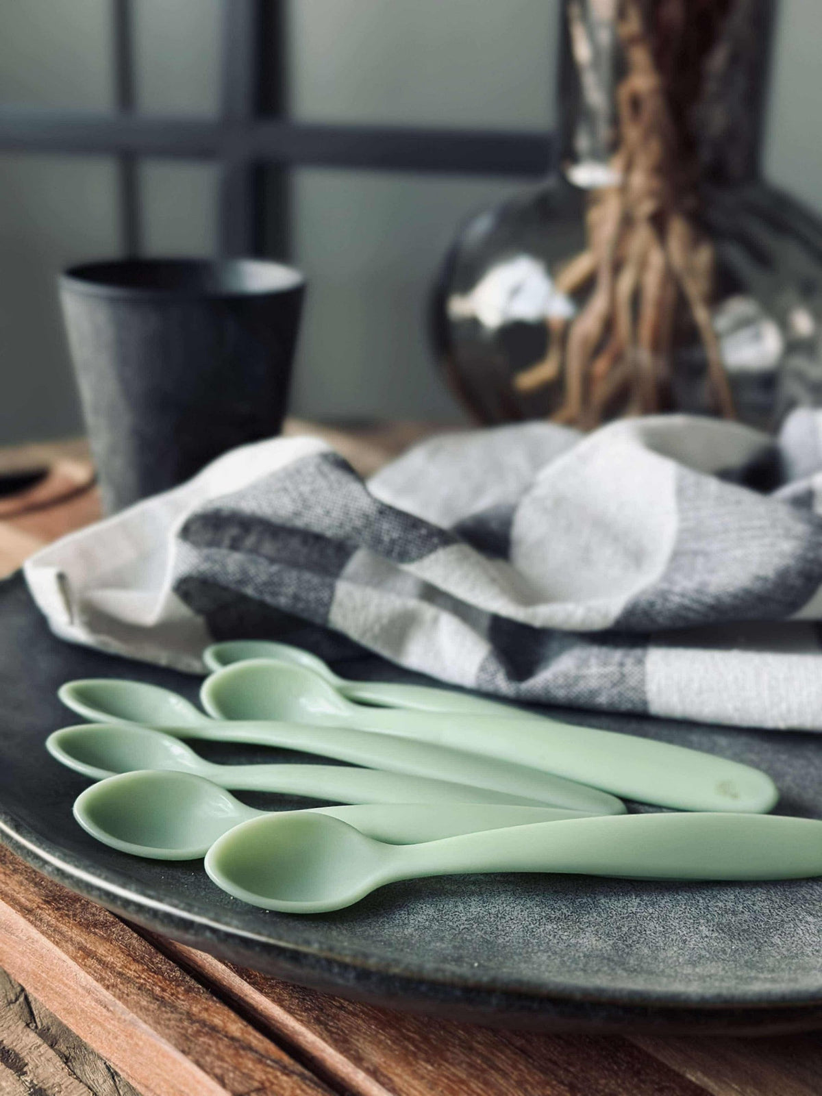 Cuillères pour bébé - Green - 6 pcs.