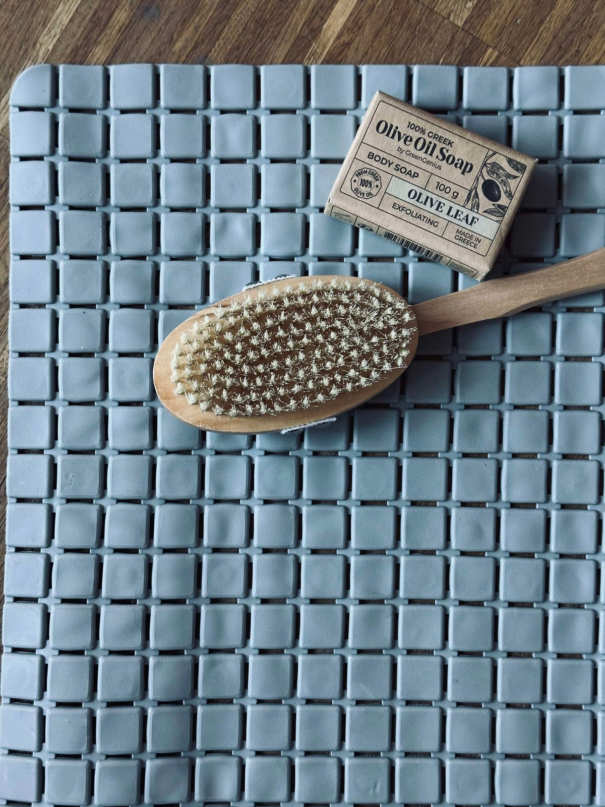 Tapis de bain à ventouses - Grey