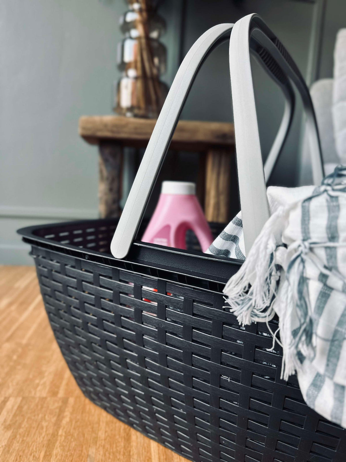 Panier de courses avec poignées - recyclé