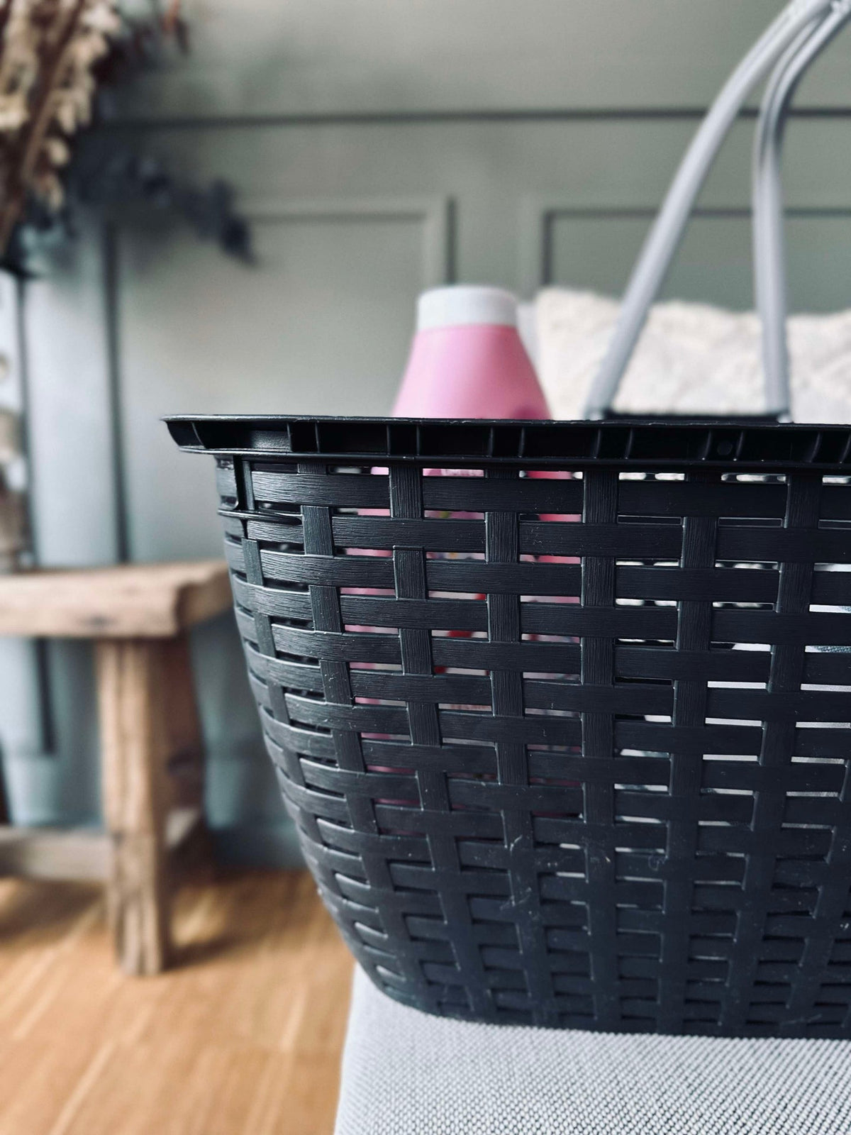 Panier de courses avec poignées - recyclé