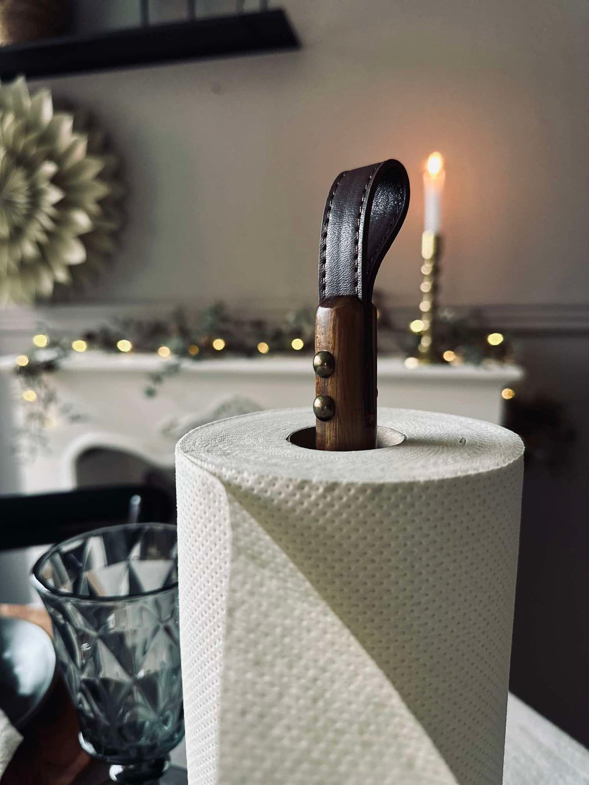 Porte-rouleau de cuisine Akacia