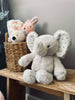 Éléphant en peluche - 25 cm - Gris