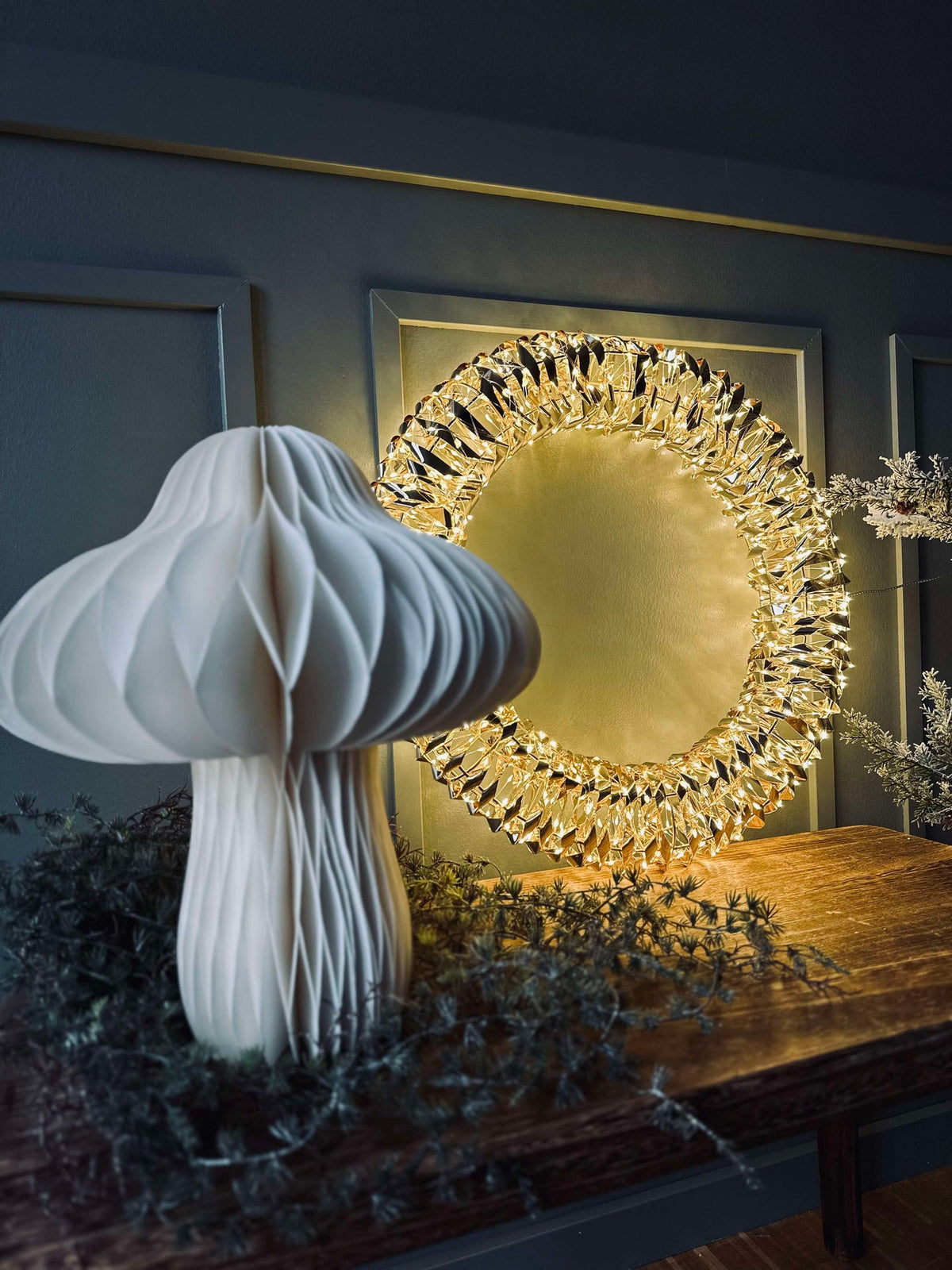 Couronne avec 720 micro LED - 50 cm