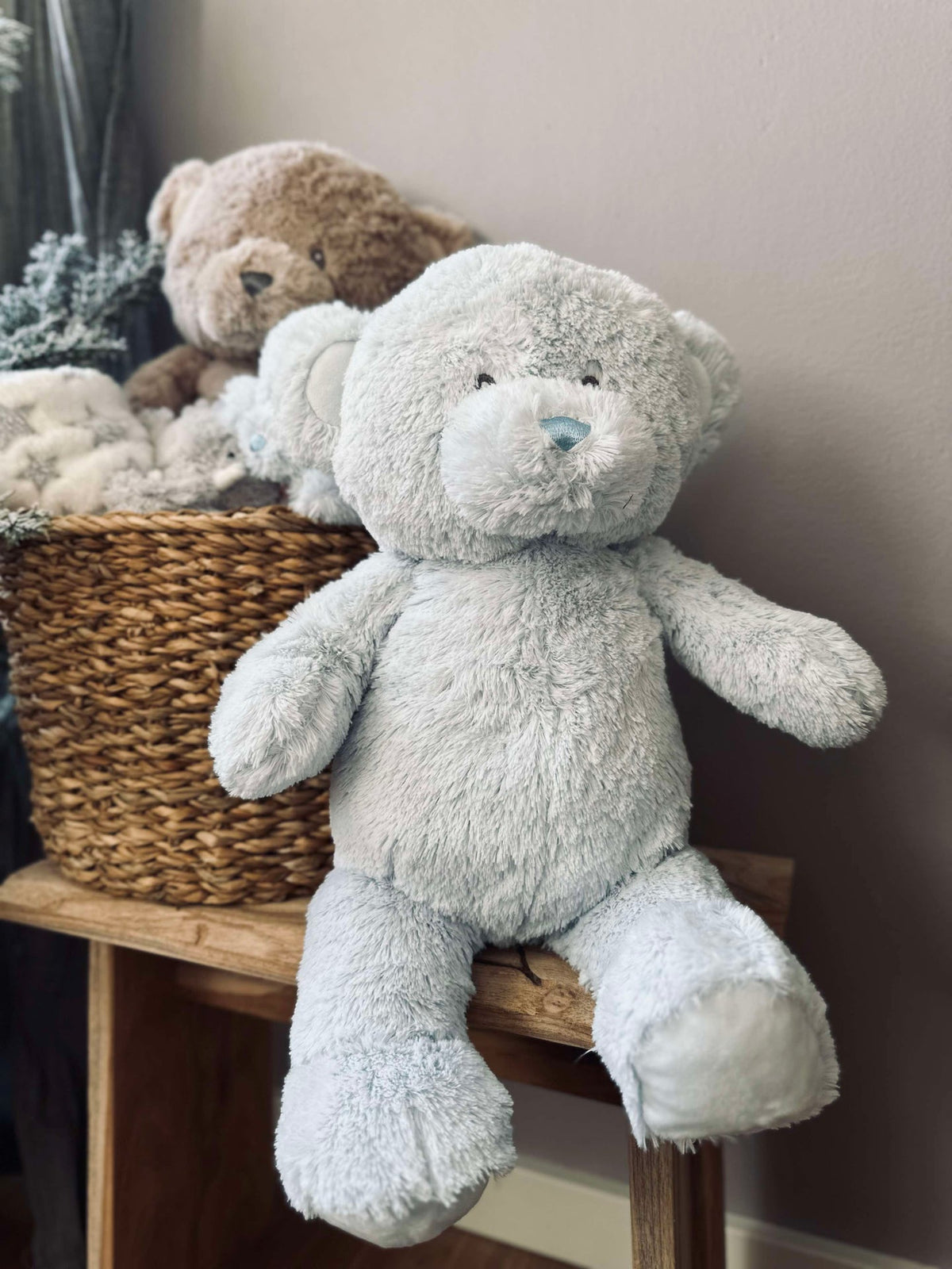 Ours en peluche 43 cm - Blue