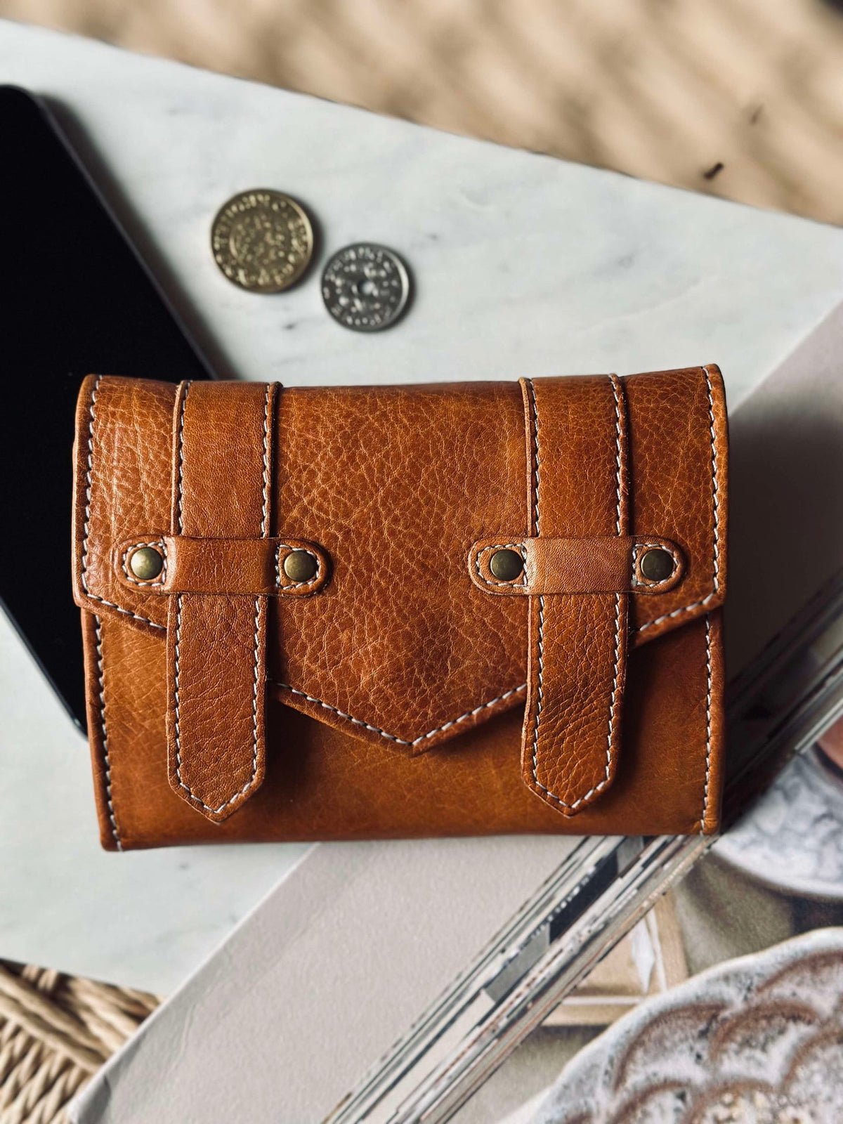 Portefeuille Sally Cognac