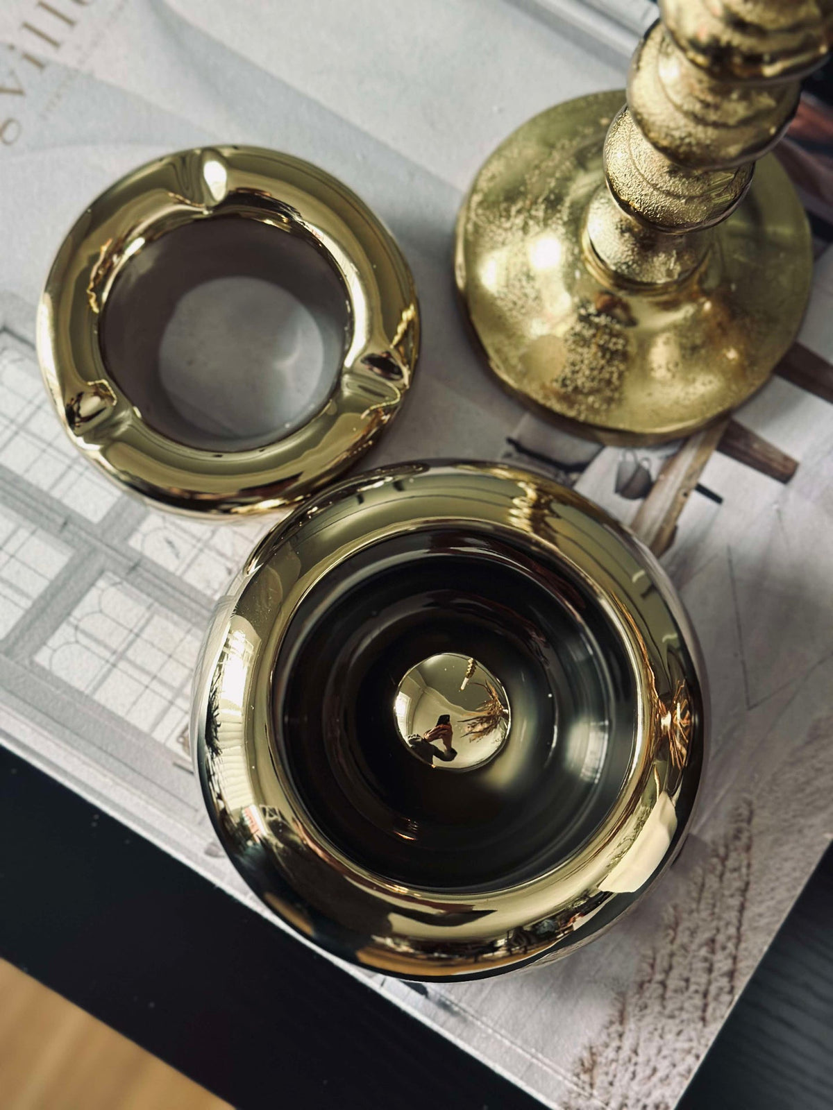 Cendrier Gold