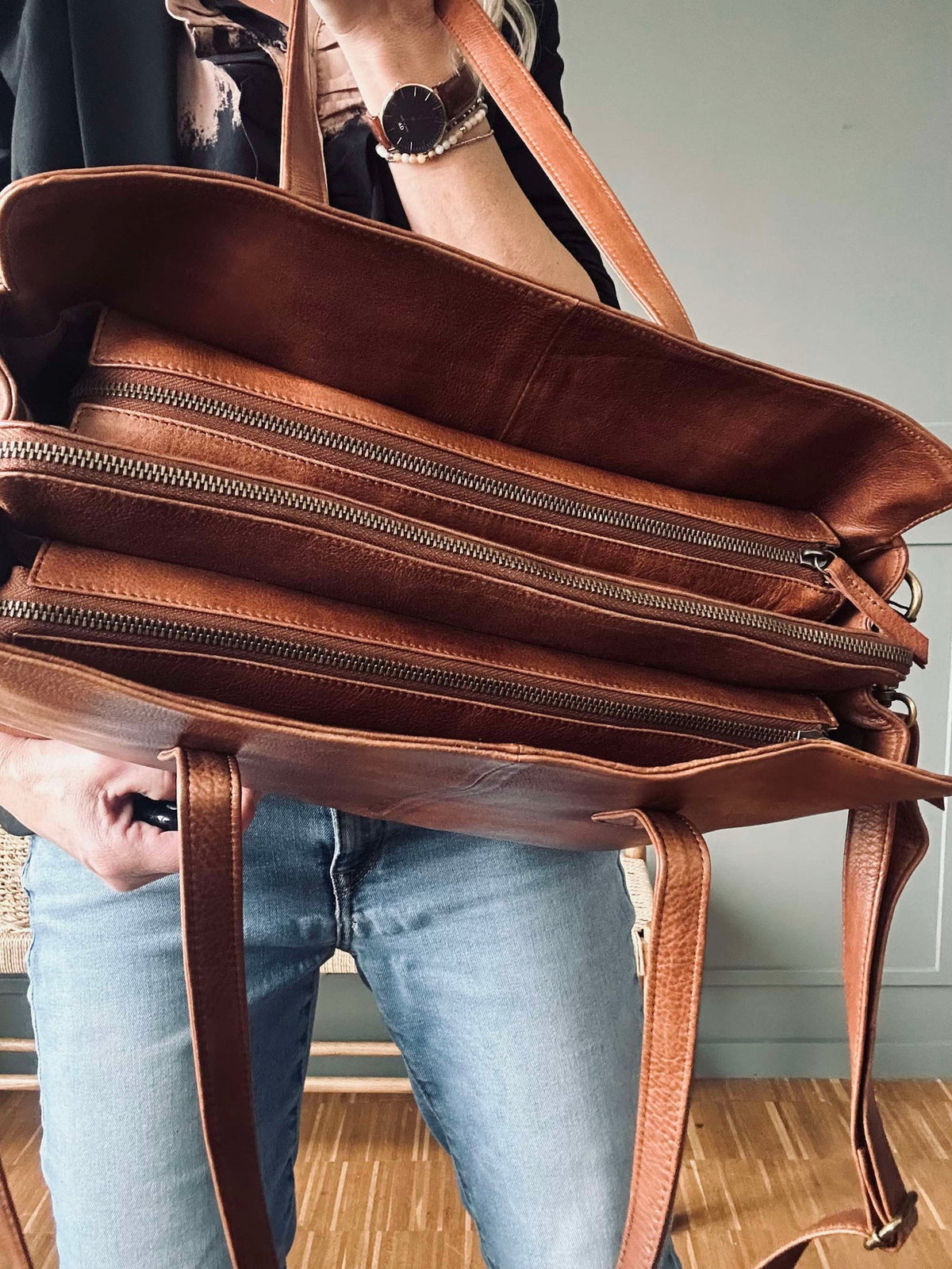 Sac de travail Elvira Walnut