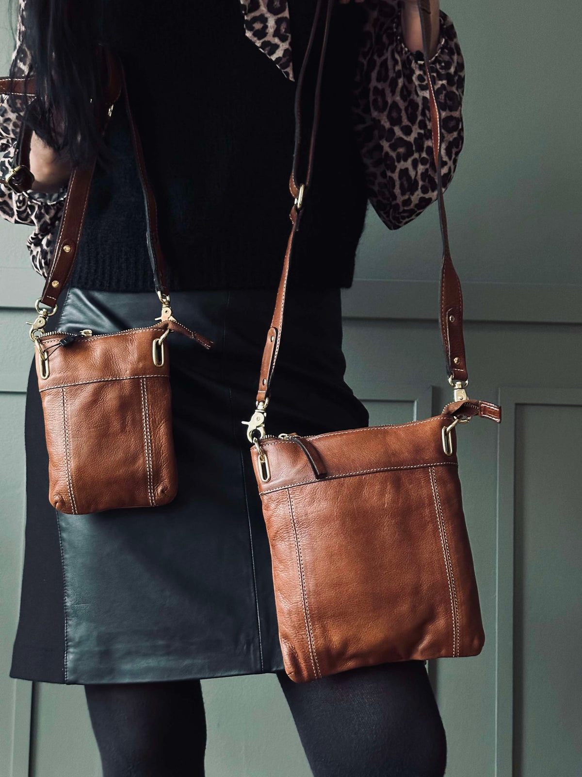 Sac pour téléphone Gunilla walnut
