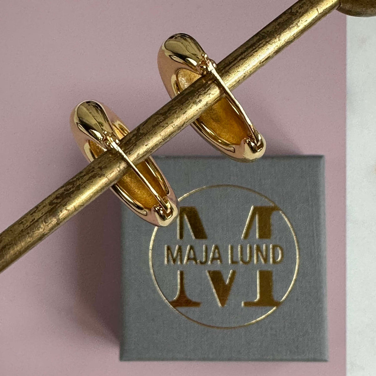 Boucles d’oreilles Baby mini plaqué or 18K