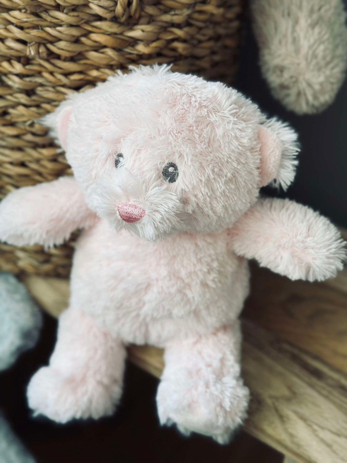 Ours en peluche 22 cm - Rose