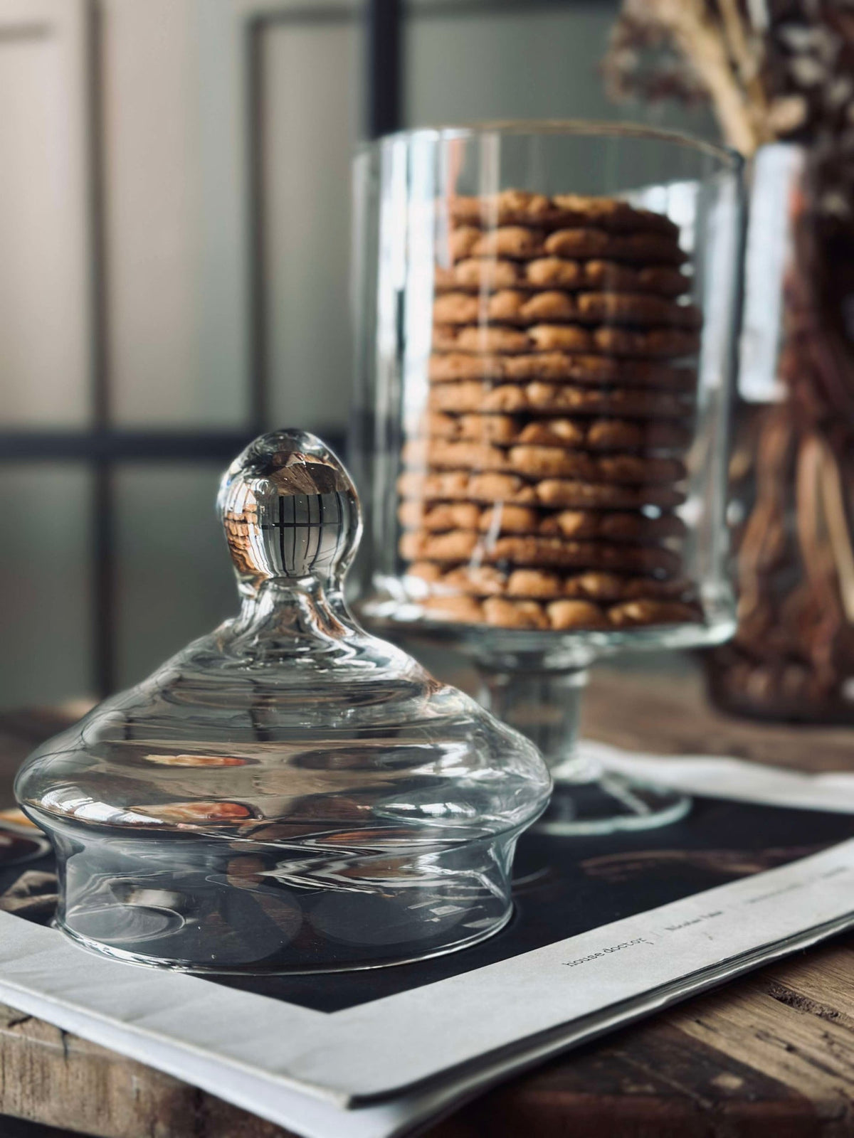 Rangement avec couvercle - Verre