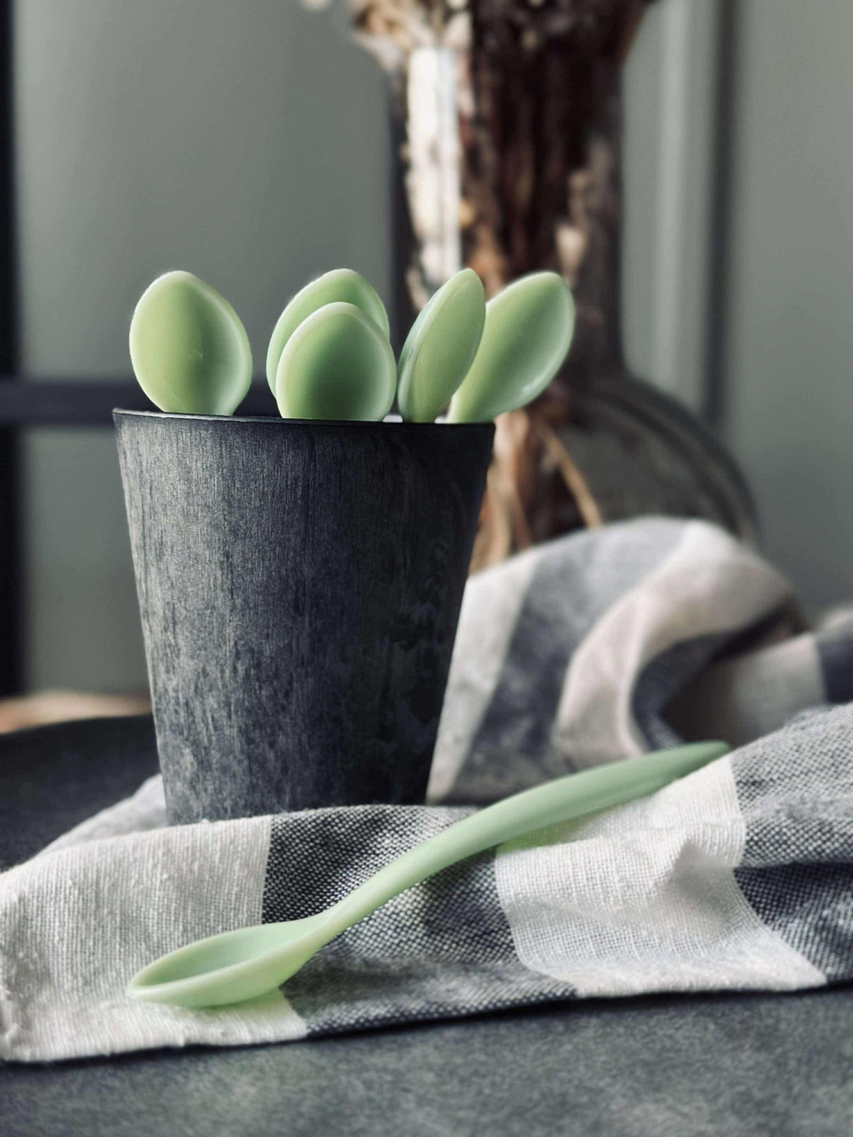 Cuillères pour bébé - Green - 6 pcs.