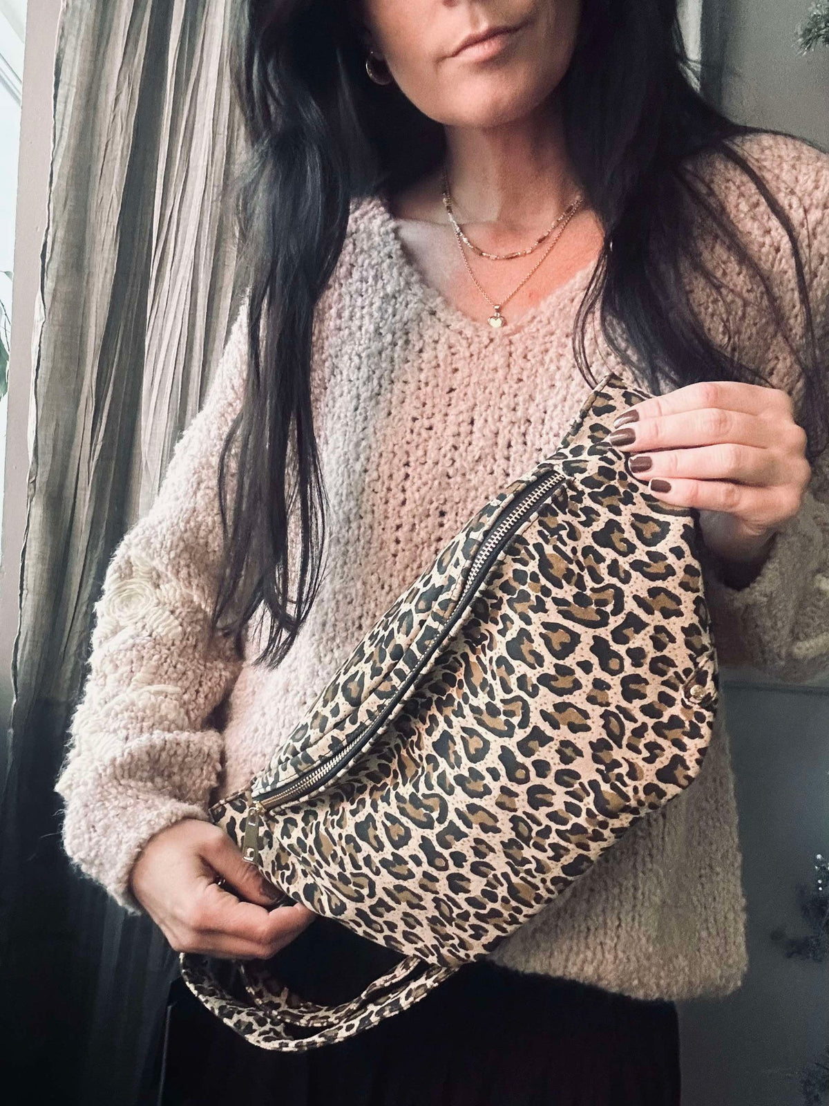 Pull en maille Almond Rose
