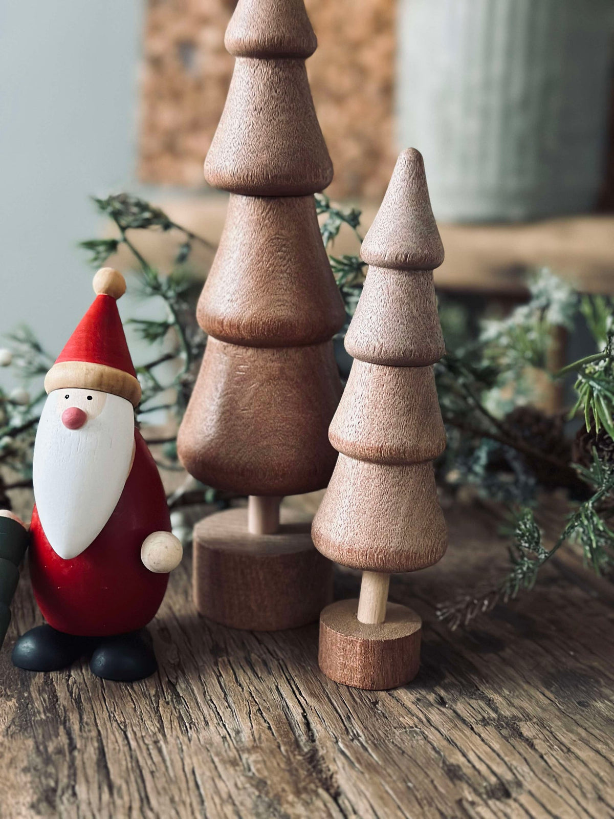 Sapin de Noël Wood - Brun large