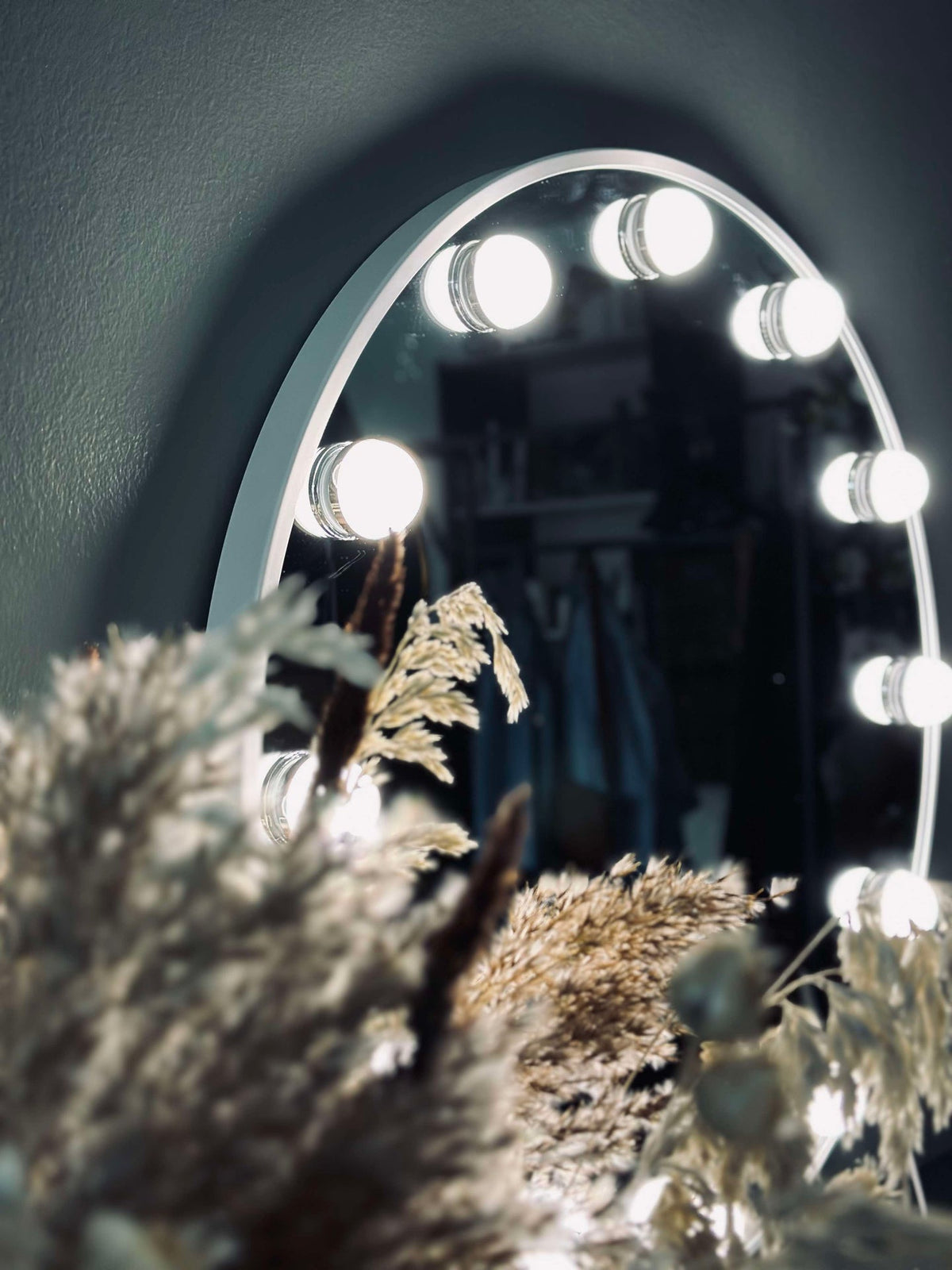 Miroir de maquillage Hollywood avec lumière - Diam. 50 cm