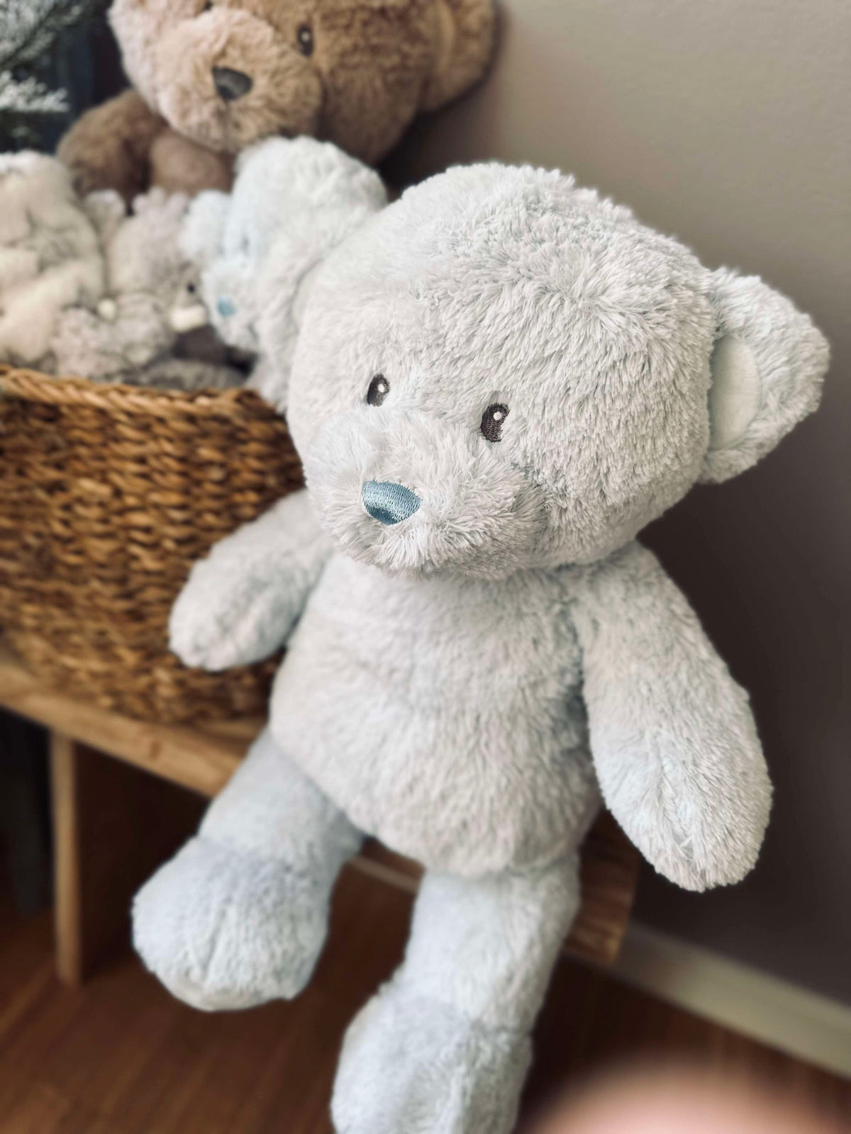 Ours en peluche 43 cm - Blue