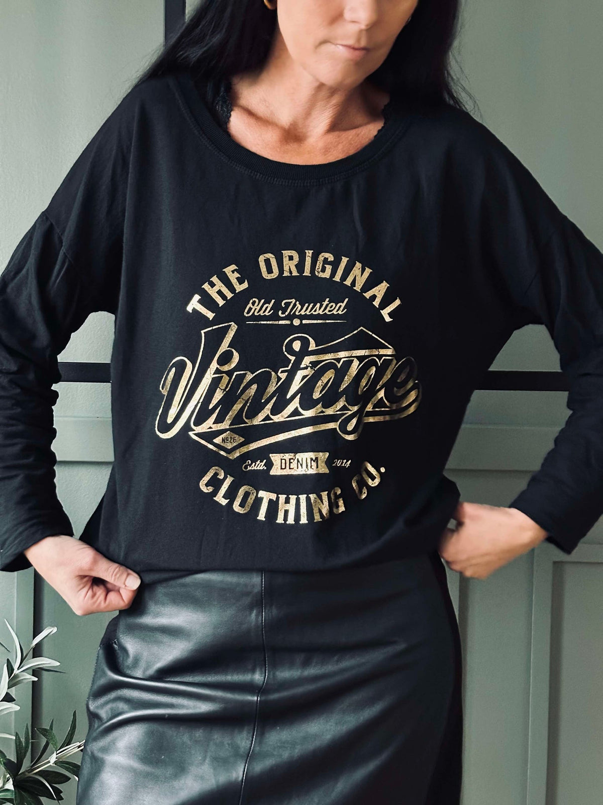 Blouse Vintage - Black