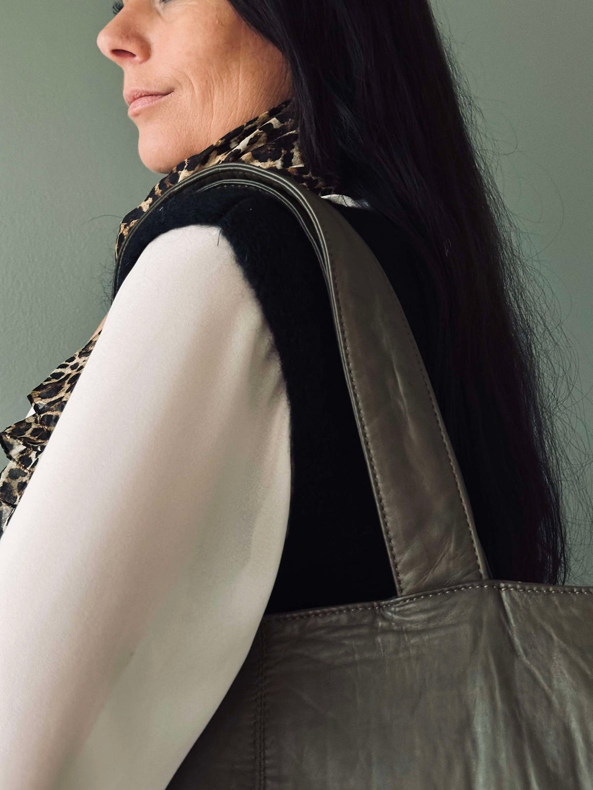 Shopper avec clutch MILLE - Army
