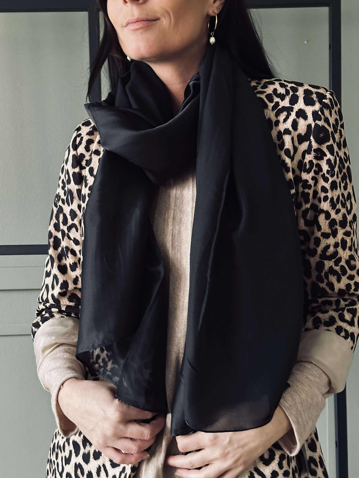 Foulard Silky Black