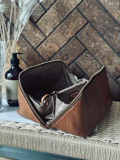 Trousse de toilette Halima Walnut - Small