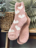 Chaussettes Fluffy Rose - Lot de 2 paires
