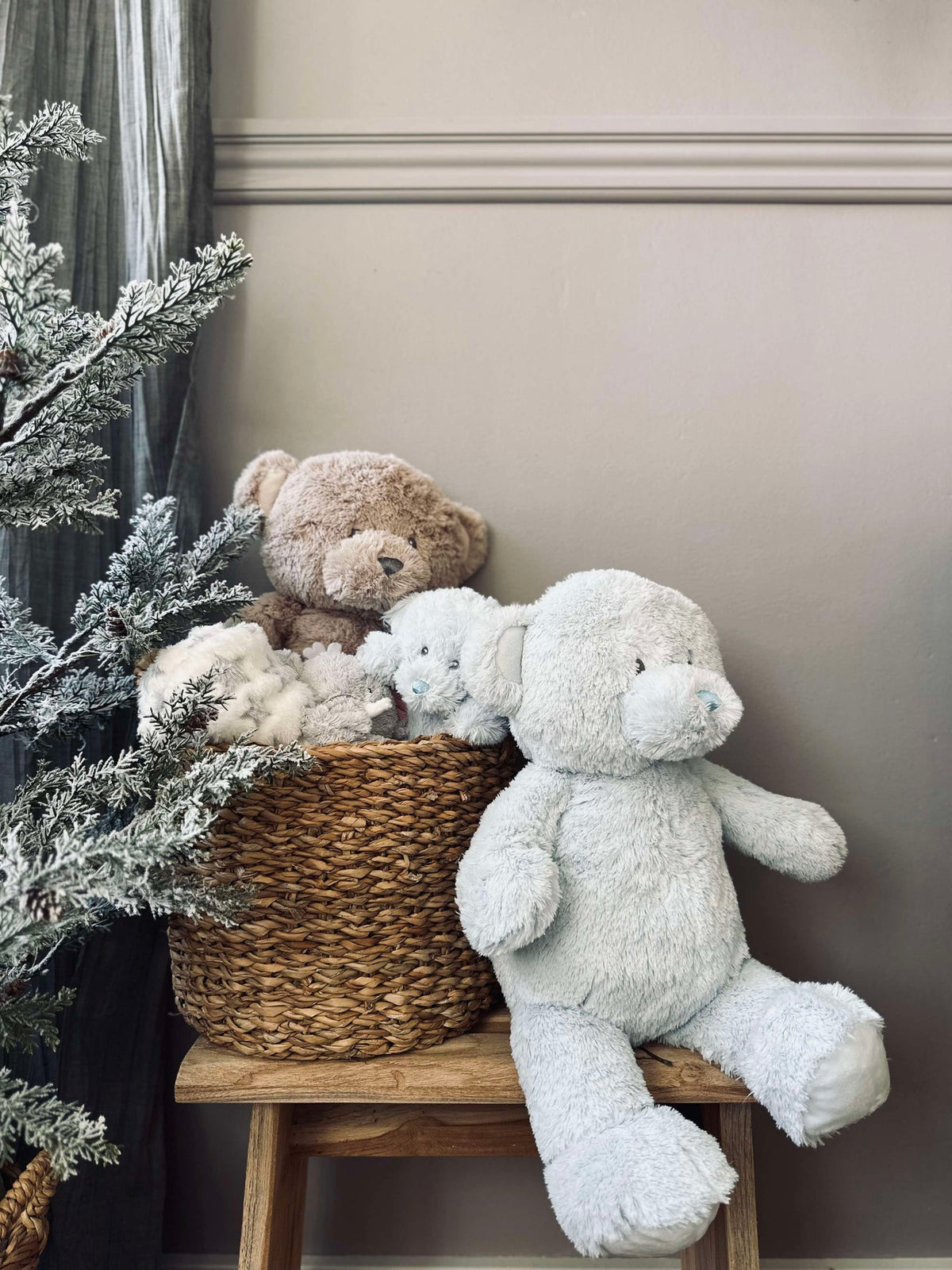 Ours en peluche 43 cm - Blue