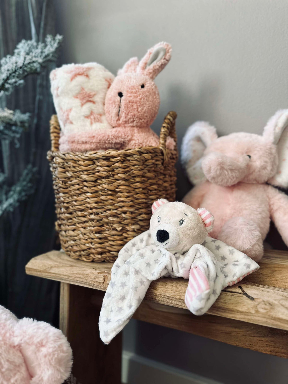 Doudou pour bébé - Rose clair