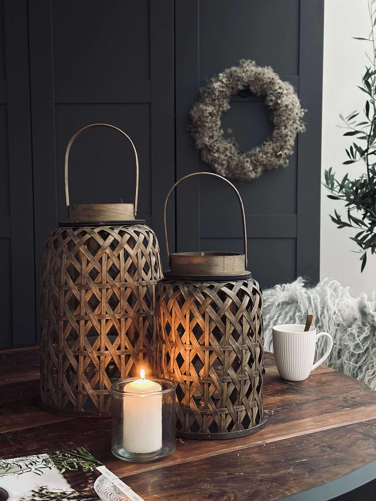 Lanterne Jenna - Dark small