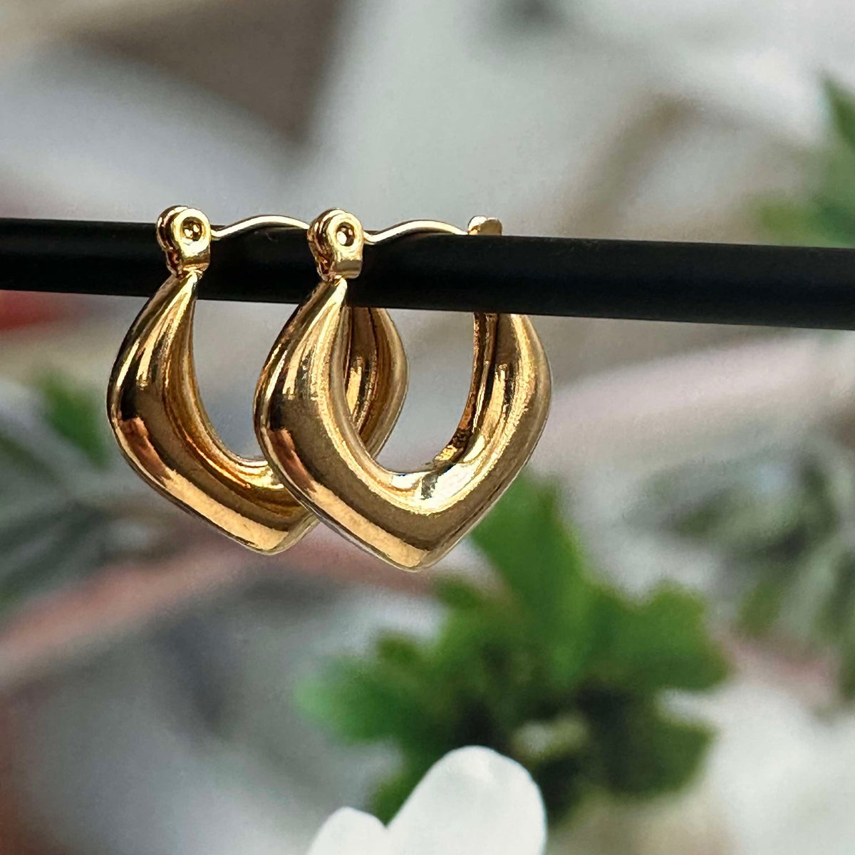 Boucles d’oreilles Margit plaquées or