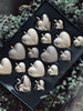 Lot de boules de Noël en forme de cœur - 16 pcs