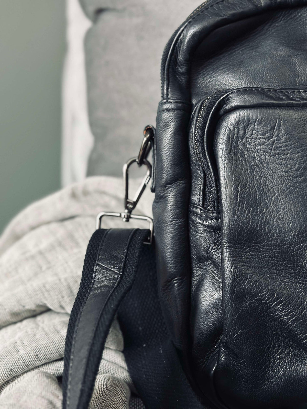Sac de travail - Black Cow leather