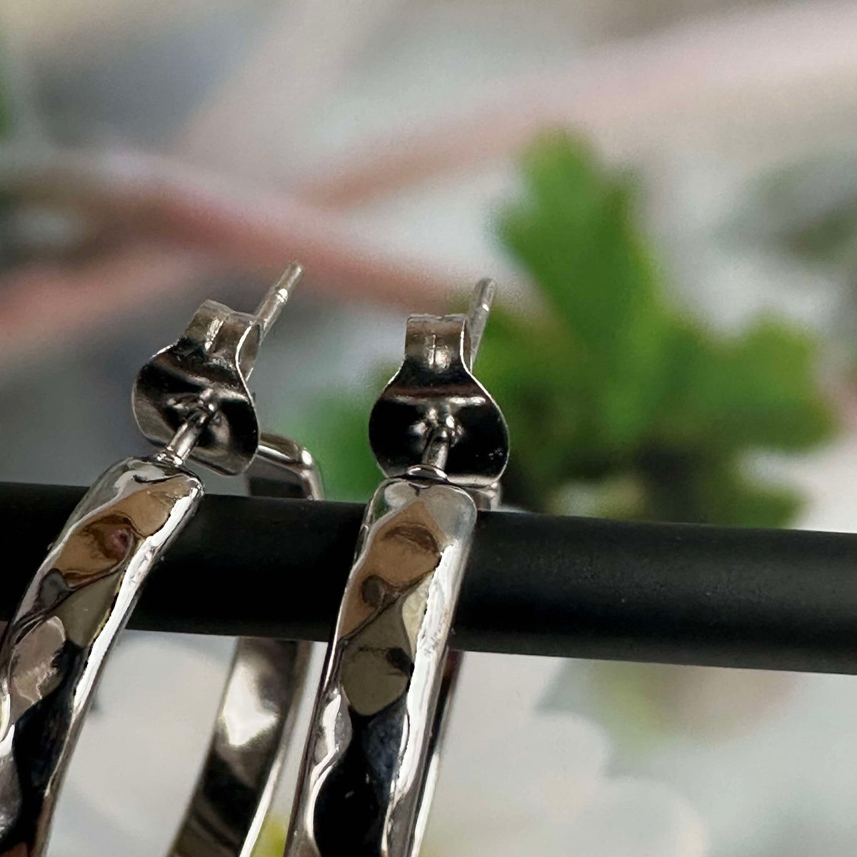 Boucles d'oreilles Mille plaquées argent