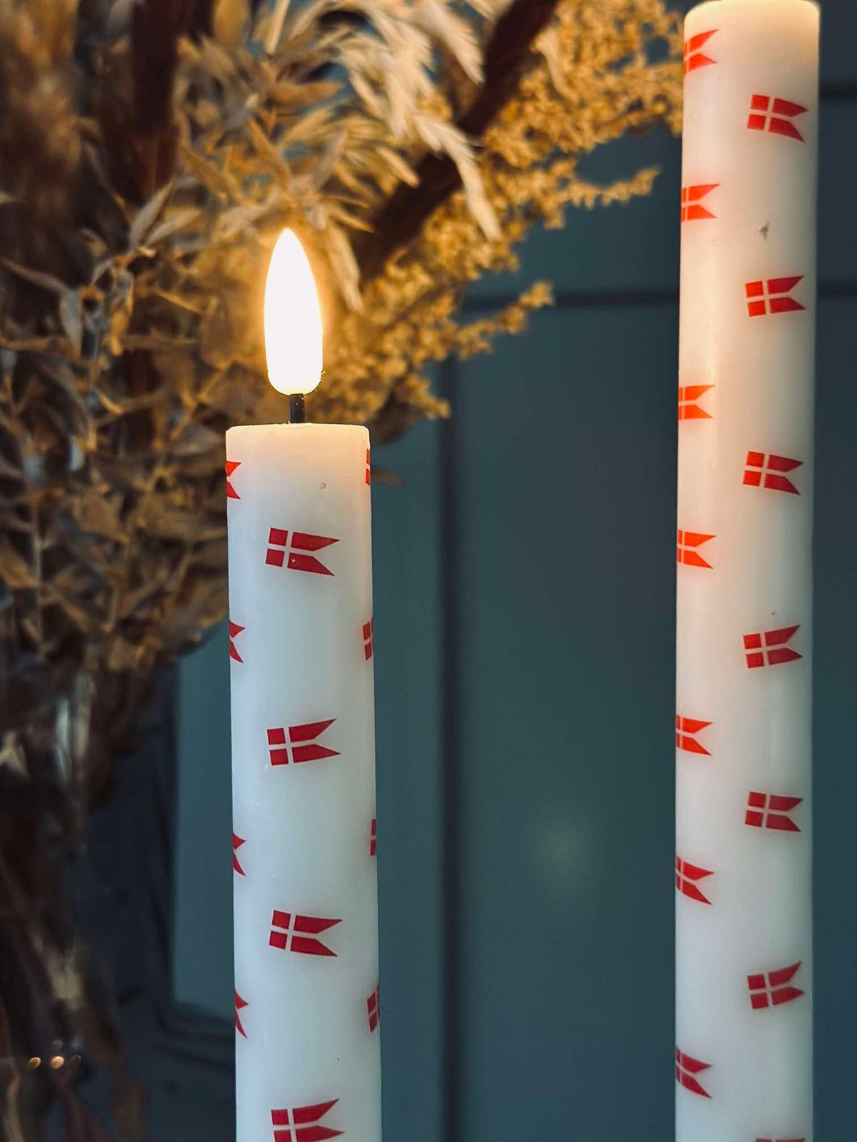 Bougies LED de table 2 pcs - Drapeau