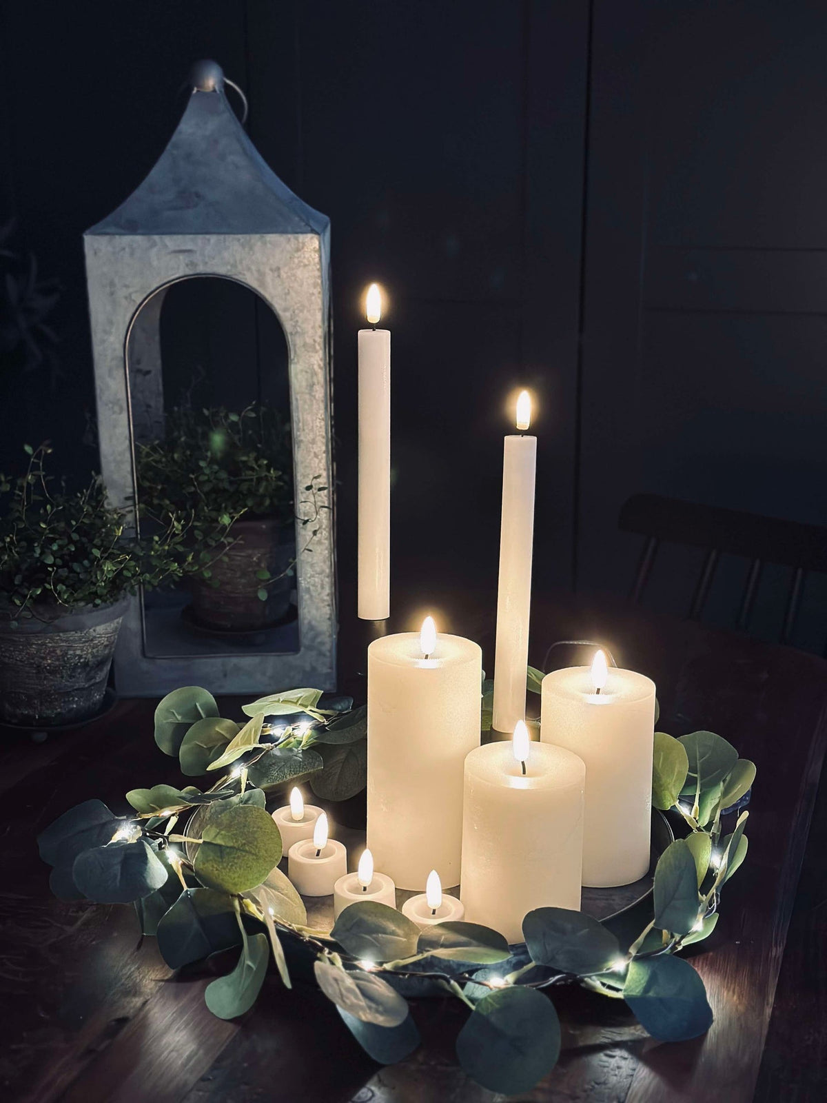 Lot de 9 bougies LED - télécommande incluse